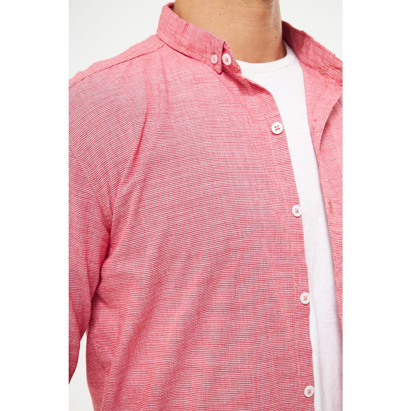 Pink Textured Micro Check Shirt | Montivo Pakistan