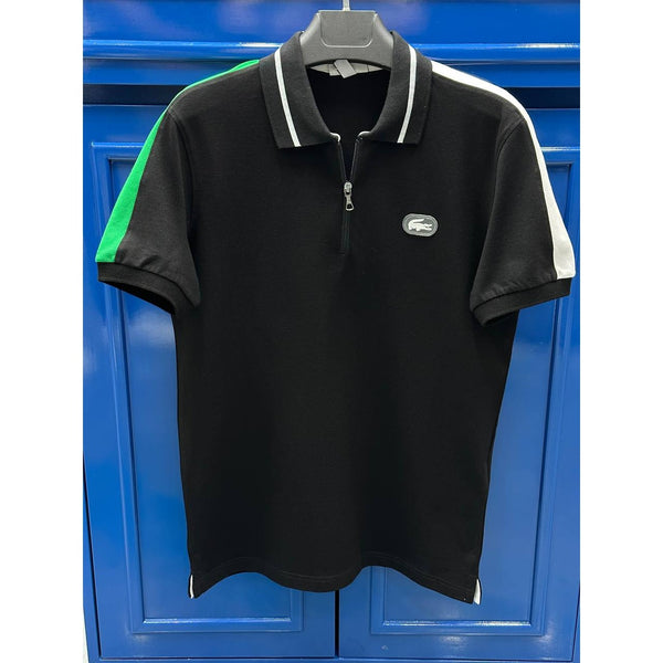 LCSTE Black Sleeves Stripe Polo | Montivo Pakistan