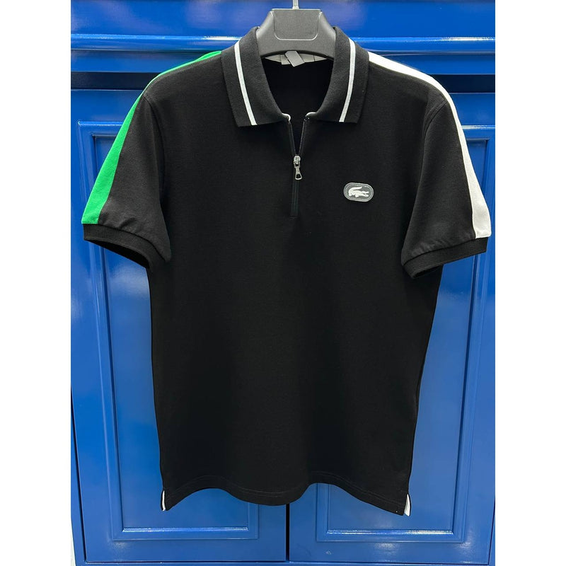 LCSTE Black Sleeves Stripe Polo | Montivo Pakistan