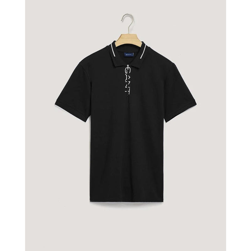 GNT Black Zip Detail Polo | Montivo Pakistan