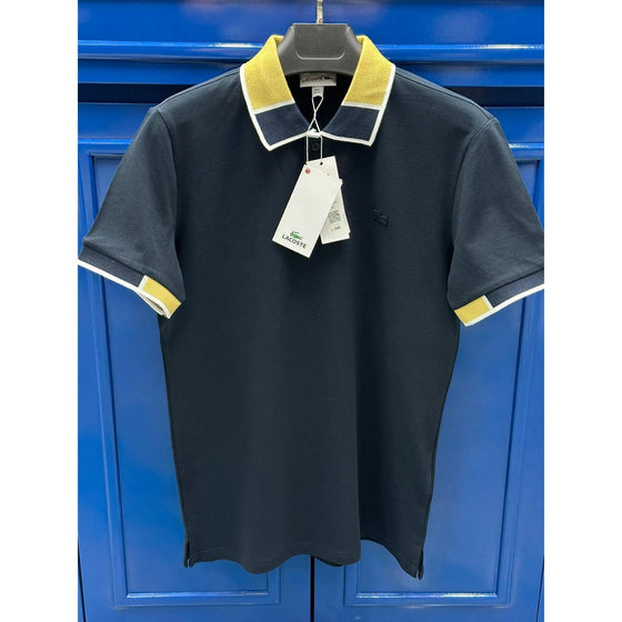 LCSTE Navy Collar Contrast Polo | Montivo Pakistan