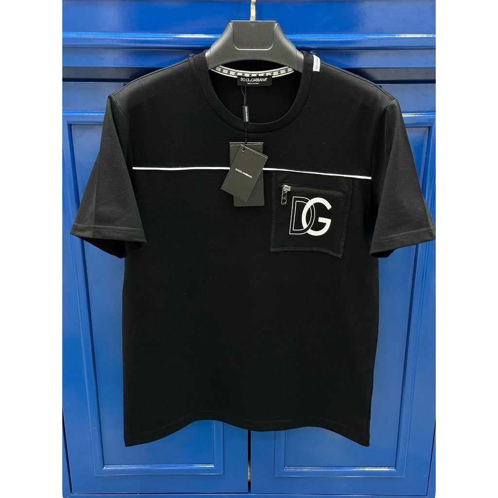 DG Logo Print Black Tshirt | Montivo Pakistan
