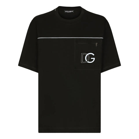 DG Logo Print Black Tshirt | Montivo Pakistan