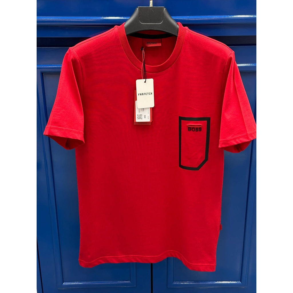 HB Red Pocket Detail Tshirt | Montivo Pakistan