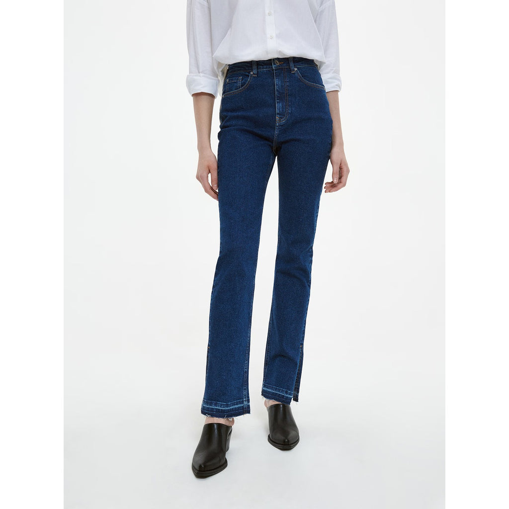 RSVD Straight Mini Flare Split Hem Jeans | Montivo Pakistan