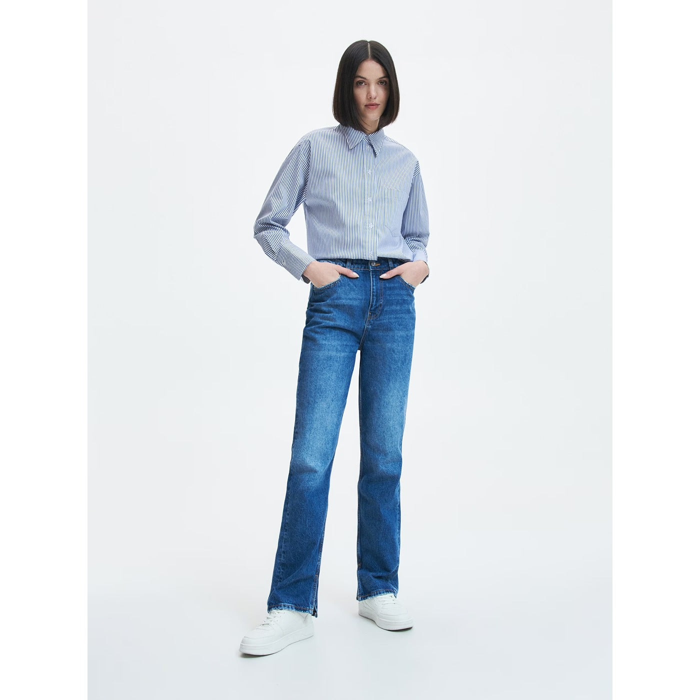 RSVD Straight Split Hem Jeans | Montivo Pakistan