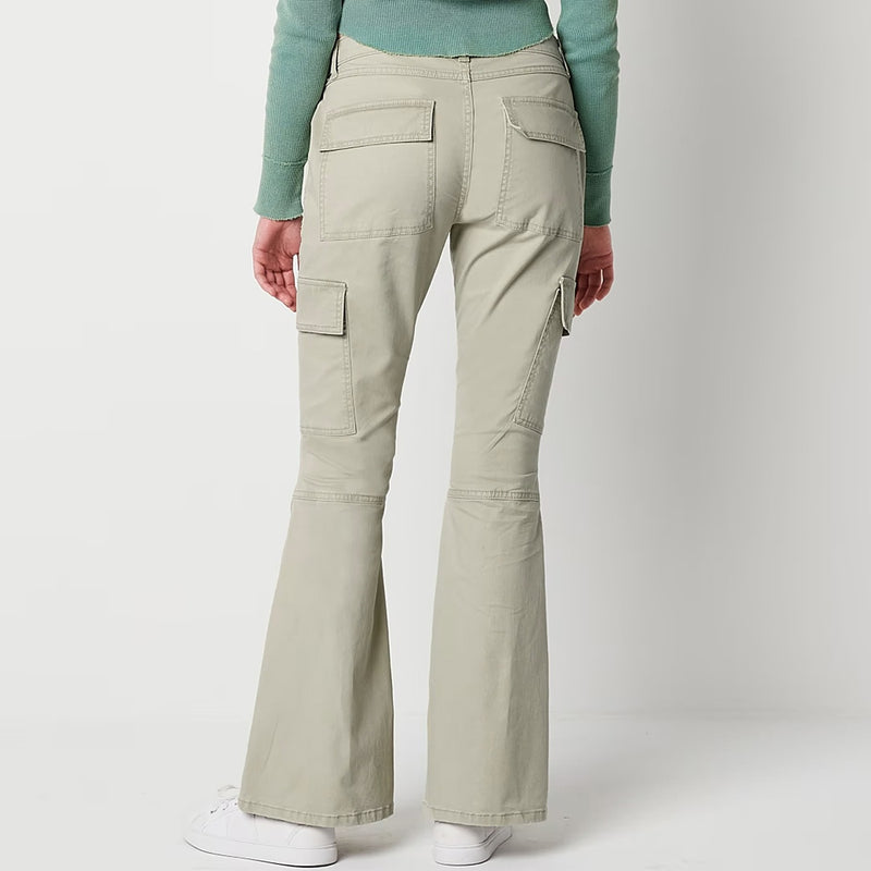 Arzna Flared Cargo Cream Pants | Montivo Pakistan