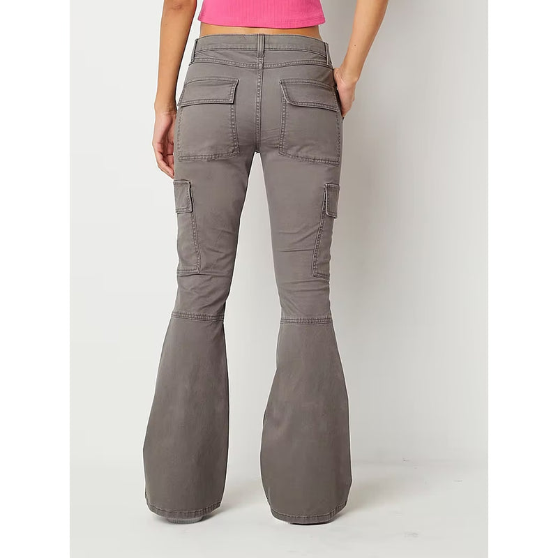Arzna Flared Cargo Grey Pants | Montivo Pakistan