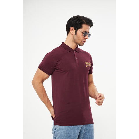 Burgundy Superdry Smart Fit Polo | Montivo Pakistan