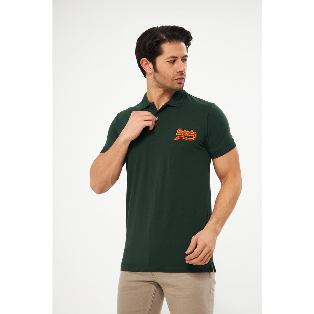 Green Superdry Smart Fit Polo | Montivo Pakistan
