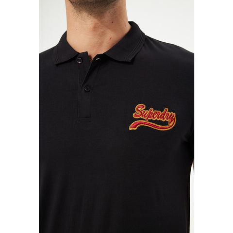 Black Superdry Smart Fit Polo | Montivo Pakistan