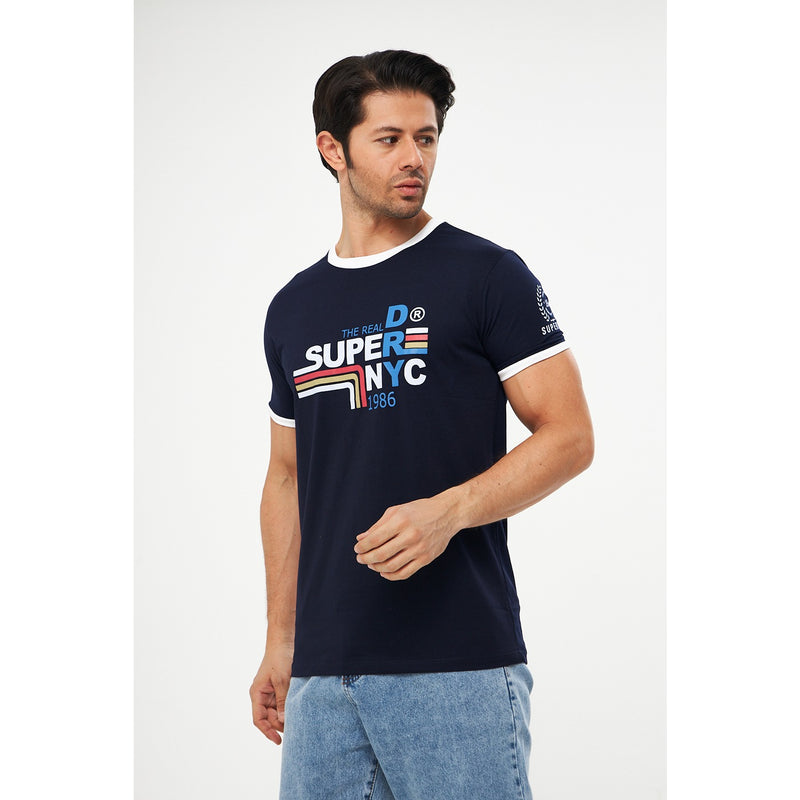 Navy Superdry Smart Fit Tshirt | Montivo Pakistan