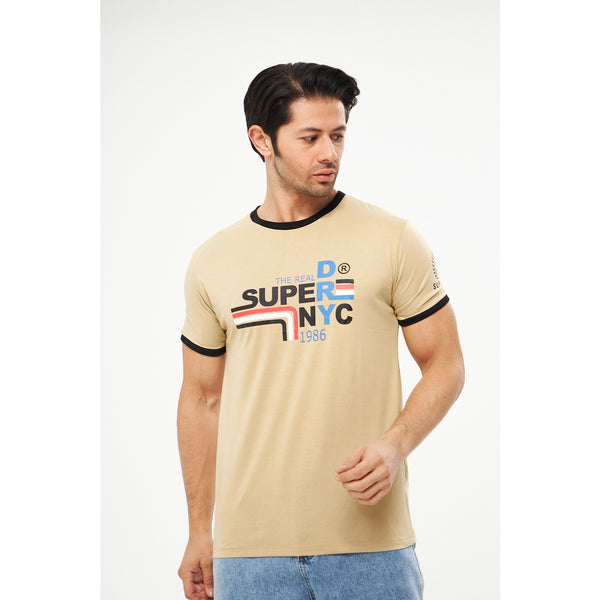 Beige Superdry Smart Fit Tshirt | Montivo Pakistan