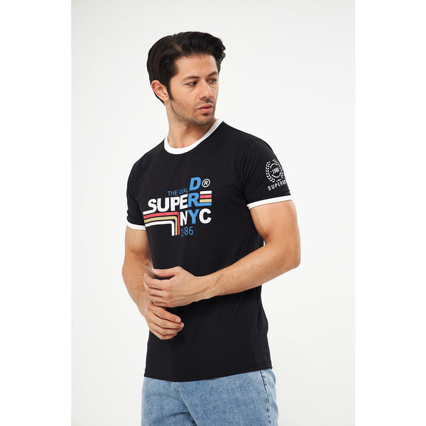 Black Superdry Smart Fit Tshirt | Montivo Pakistan