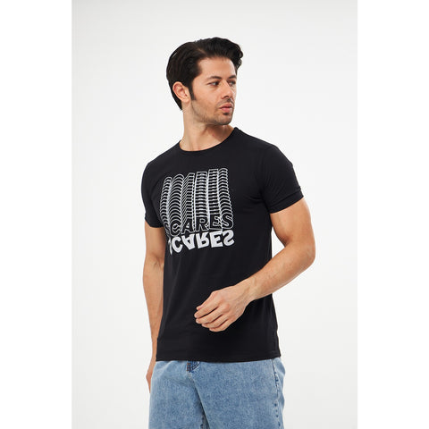 Black Scares Printed Tshirt | Montivo Pakistan