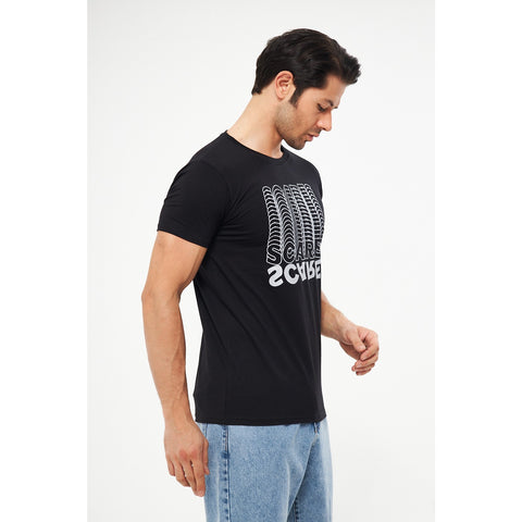 Black Scares Printed Tshirt | Montivo Pakistan