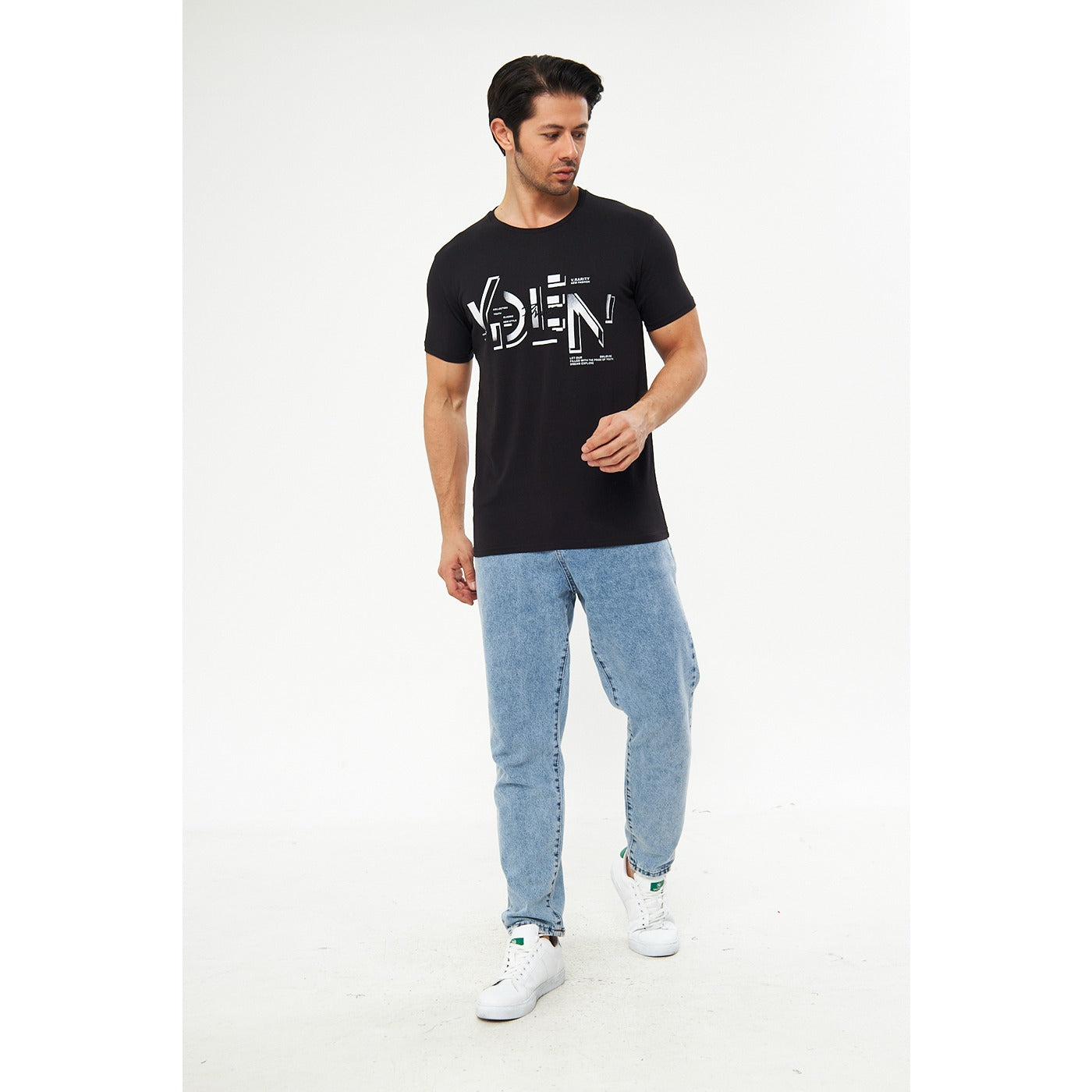 Black Graphic Printed Tshirt | Montivo Pakistan