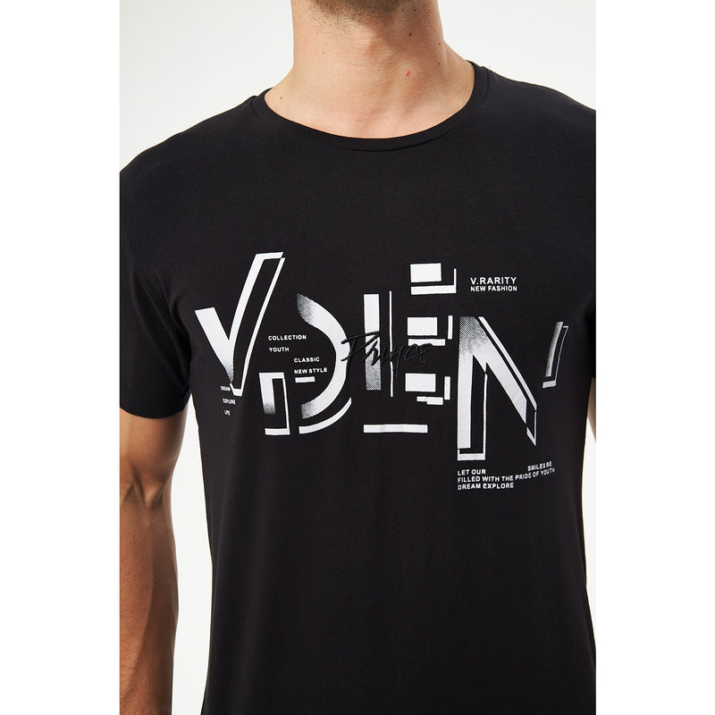 Black Graphic Printed Tshirt | Montivo Pakistan