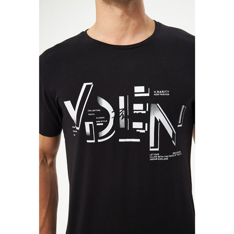 Black Graphic Printed Tshirt | Montivo Pakistan