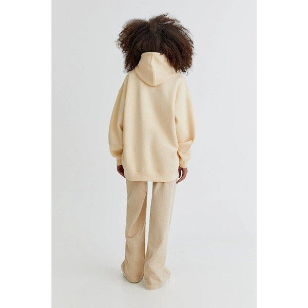 Beige Basic Oversized Hoodie | Montivo Pakistan