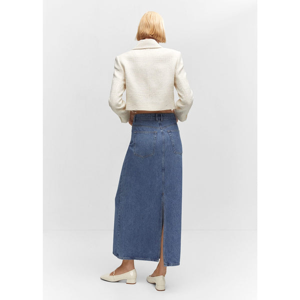 MNG Blue Denim Long Skirt | Montivo Pakistan