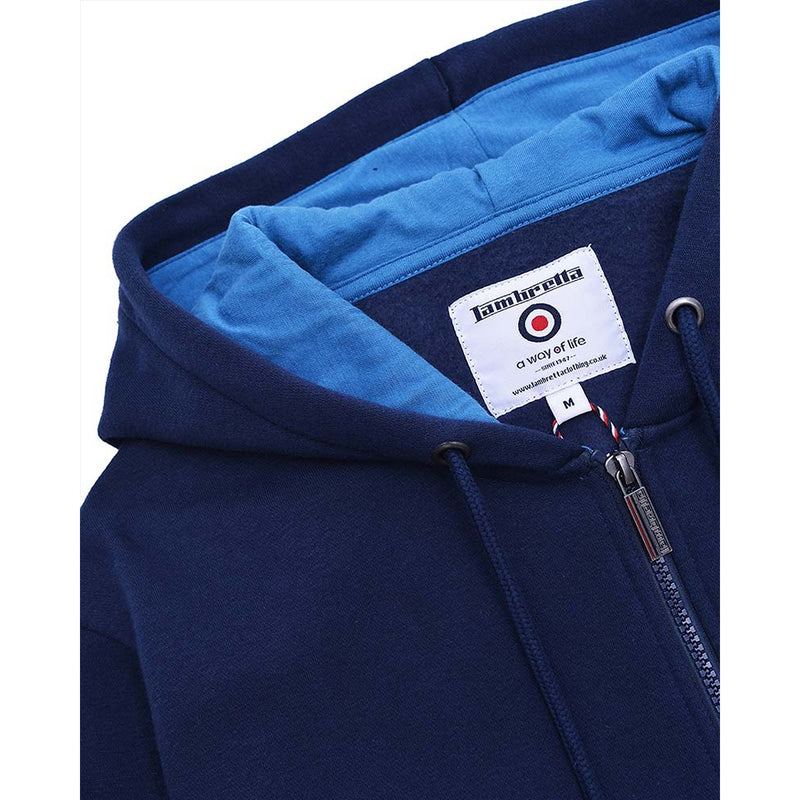 Blue Zipper Hoodie | Montivo Pakistan