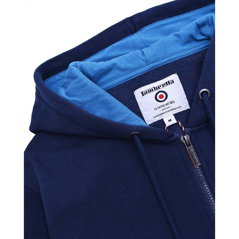 Blue Zipper Hoodie | Montivo Pakistan