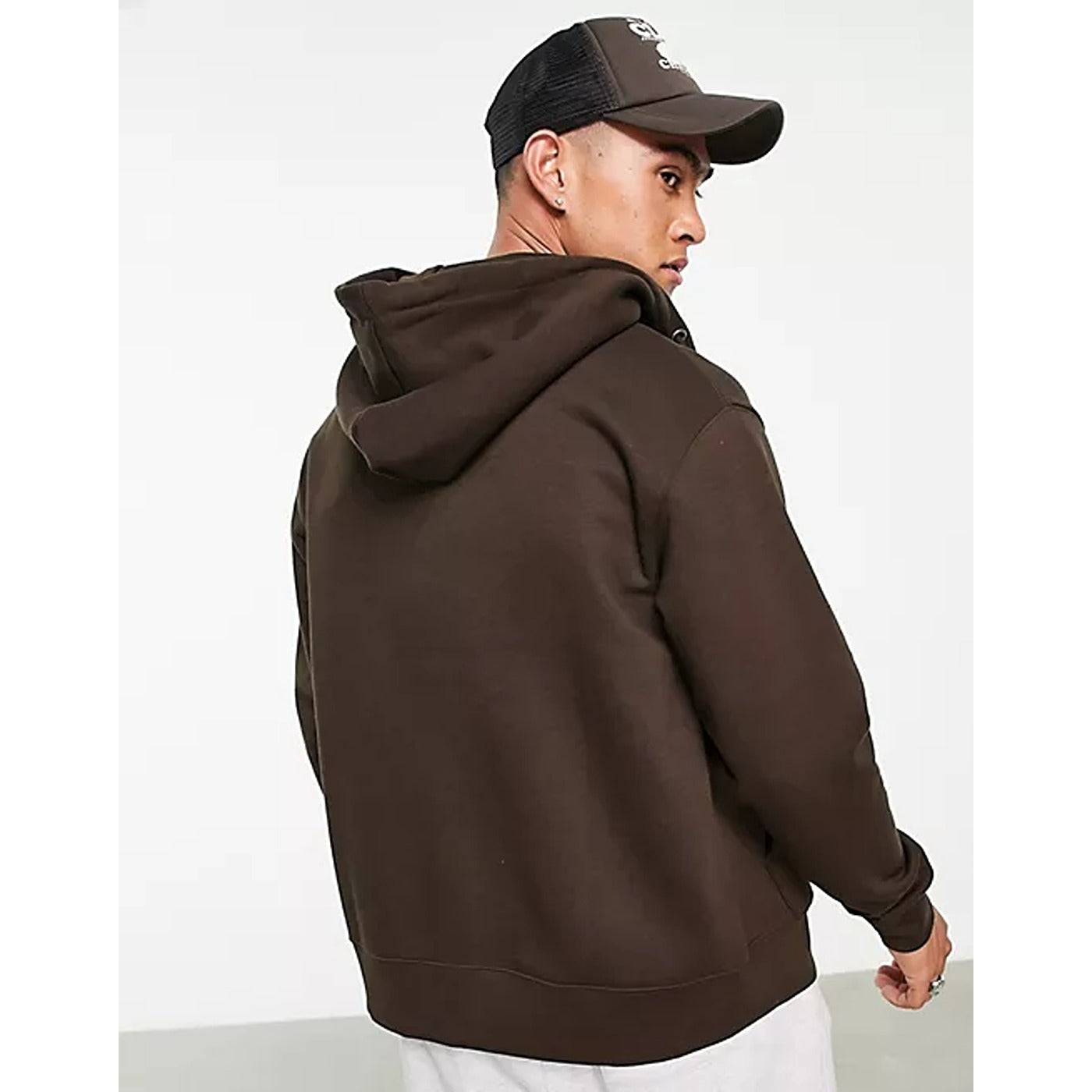 Brown Oversized Zipper Hoodie | Montivo Pakistan