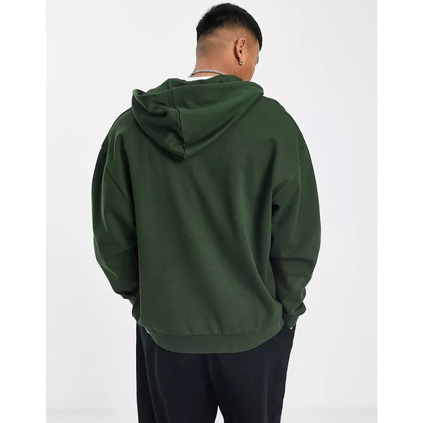 Green Oversized Zipper Hoodie | Montivo Pakistan