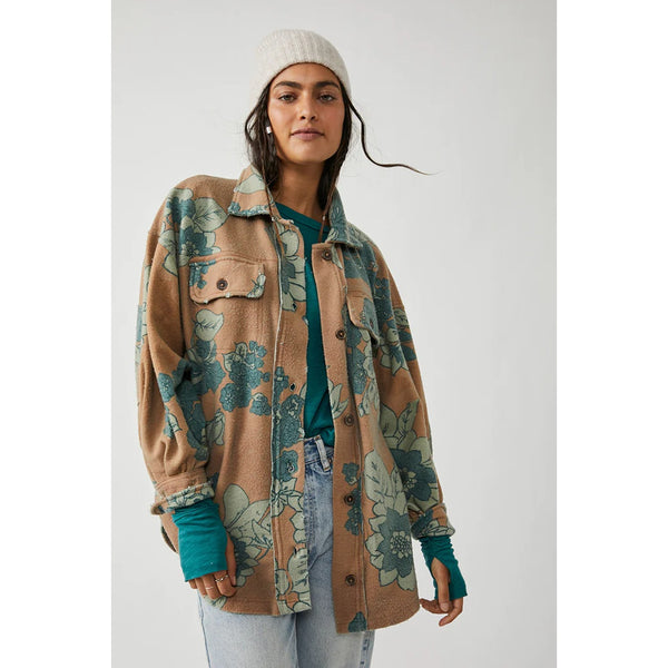Tan Oversized Shirt Jacket | Montivo Pakistan