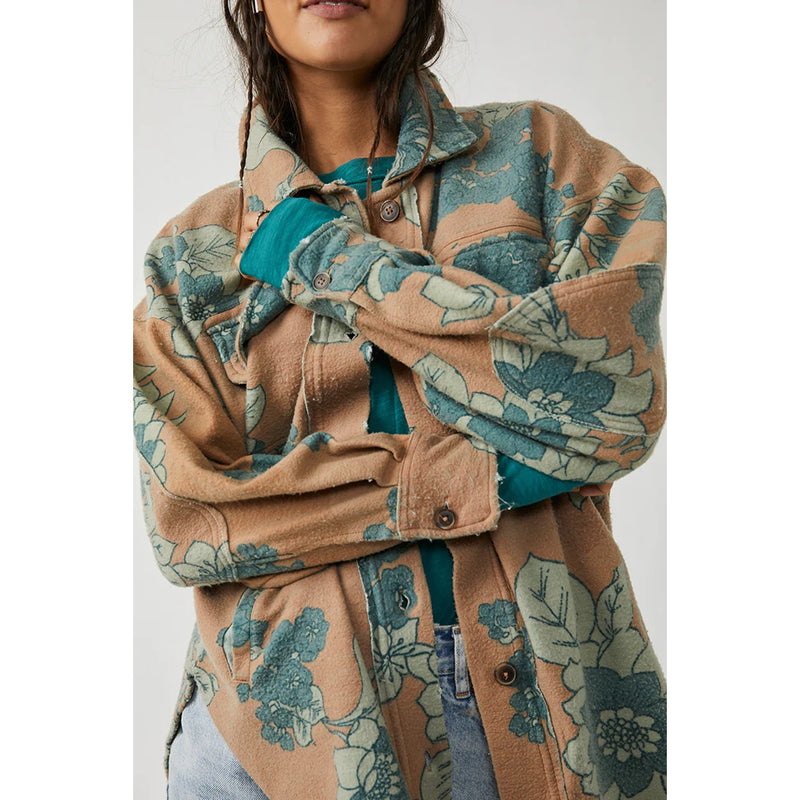 Tan Oversized Shirt Jacket | Montivo Pakistan