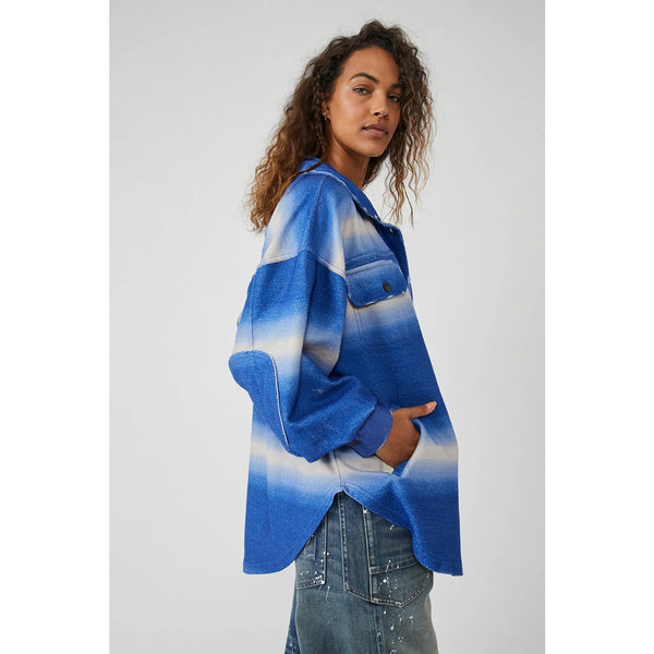 Deep Sea Oversized Shirt Jacket | Montivo Pakistan