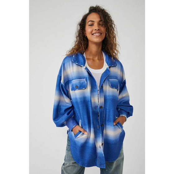Deep Sea Oversized Shirt Jacket | Montivo Pakistan