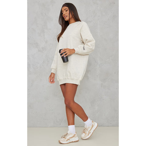 PTL Long Oversized Grey Sweatshirt | Montivo Pakistan