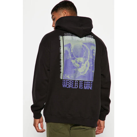 The World Is Mine Black Hoodie | Montivo Pakistan