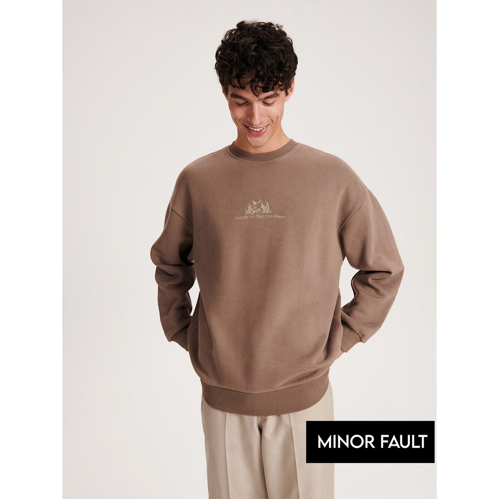 (Minor Fault) Brown Sweatshirt | Montivo Pakistan