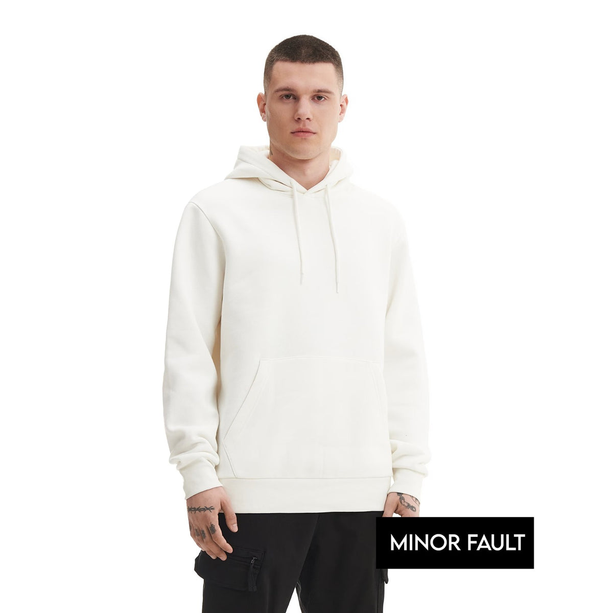 (Minor Fault) White Oversized Sweatshirt | Montivo Pakistan