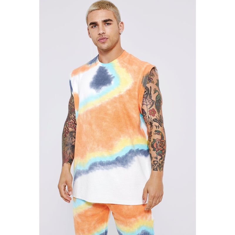 Oversized Heavy Tie Dye Tank | Montivo Pakistan