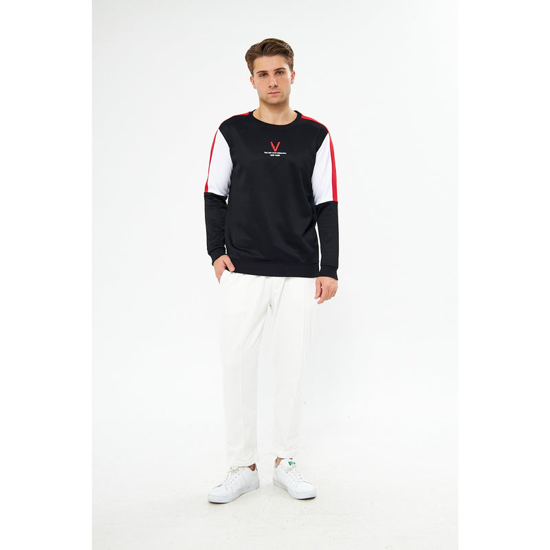 Black Colourblock Sweatshirt | Montivo Pakistan