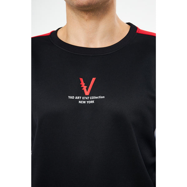 Black Colourblock Sweatshirt | Montivo Pakistan