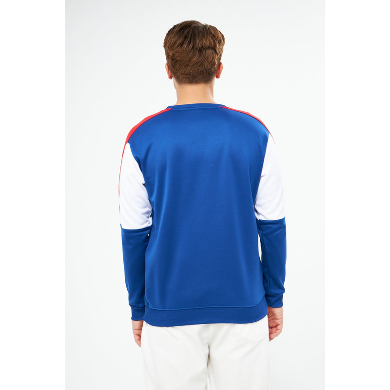 Blue Colourblock Sweatshirt | Montivo Pakistan