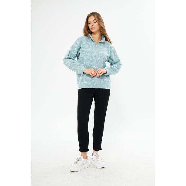 Floating Blue Oversized Sweatshirt | Montivo Pakistan