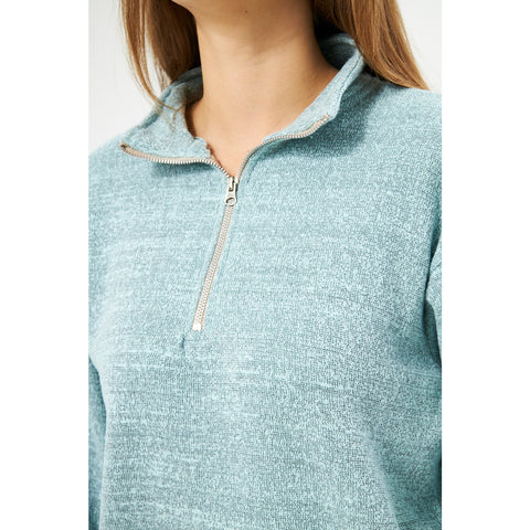 Floating Blue Oversized Sweatshirt | Montivo Pakistan