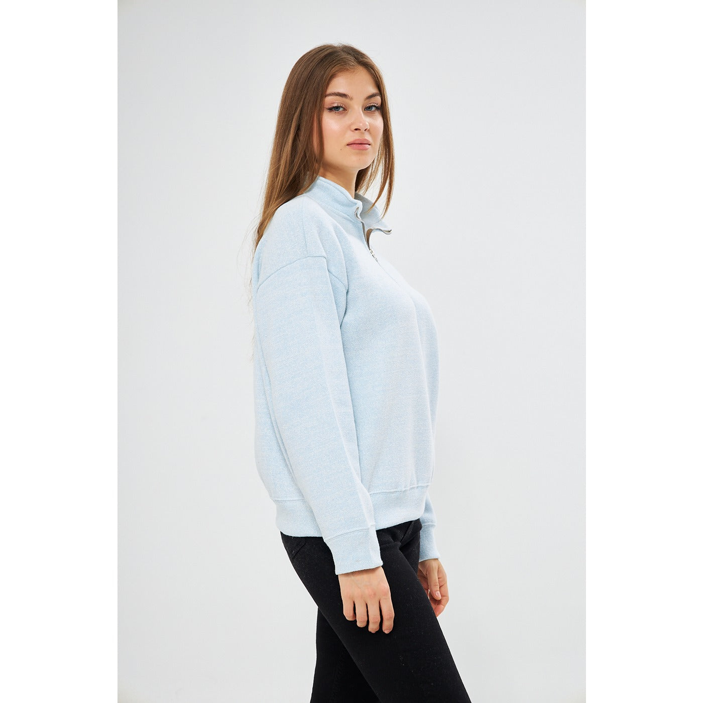 Light Blue Oversized Sweatshirt | Montivo Pakistan