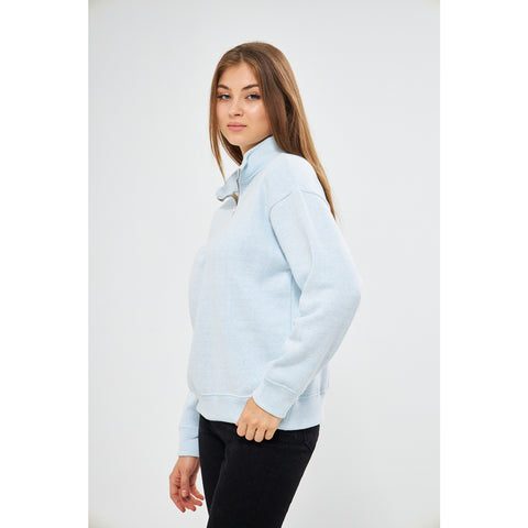 Light Blue Oversized Sweatshirt | Montivo Pakistan