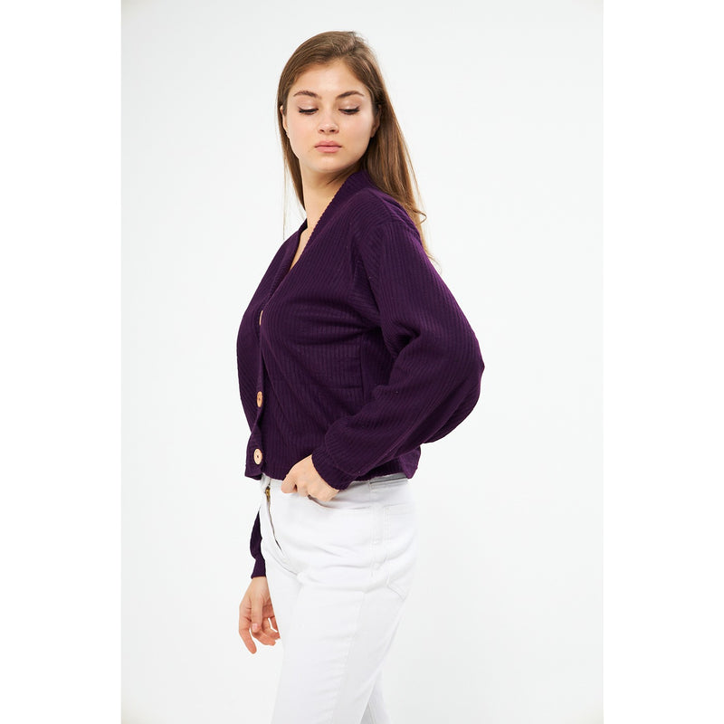 Blackcurrant Jacket Cardigan | Montivo Pakistan