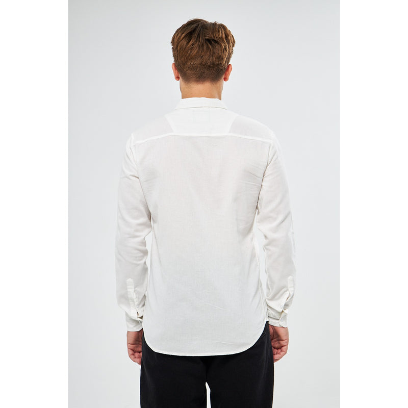 White Double Pocket Shirt | Montivo Pakistan