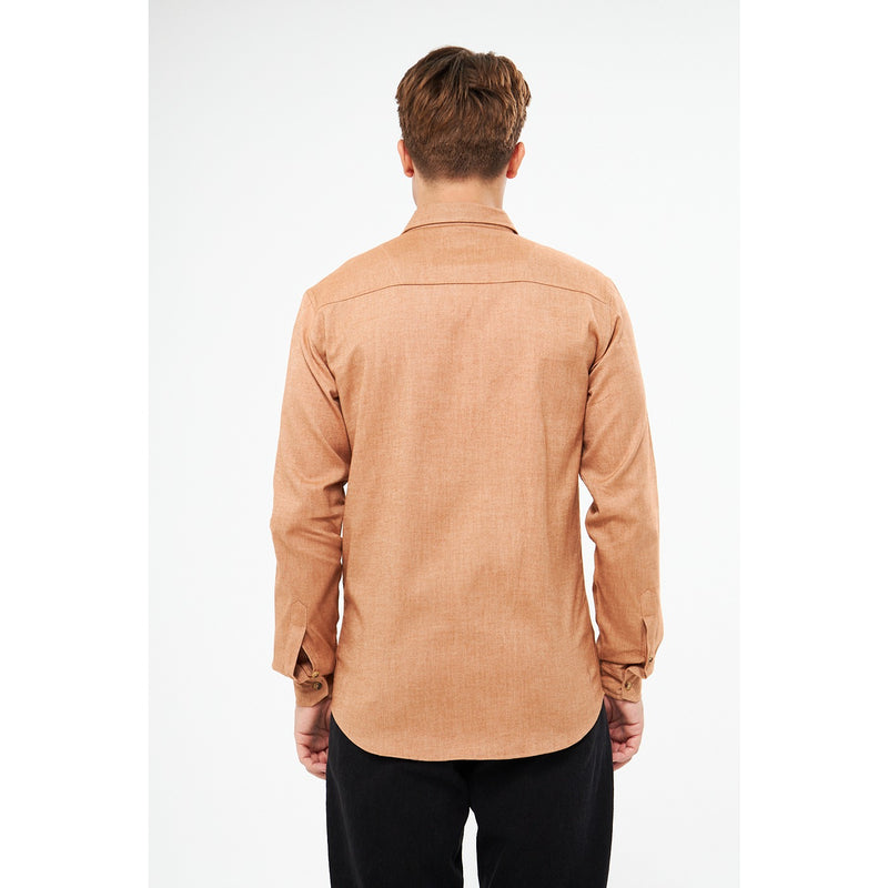 Rust Double Pocket Shirt | Montivo Pakistan