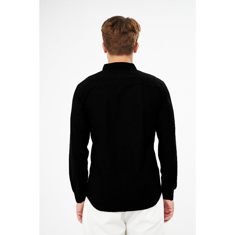 Black Double Pocket Shirt | Montivo Pakistan