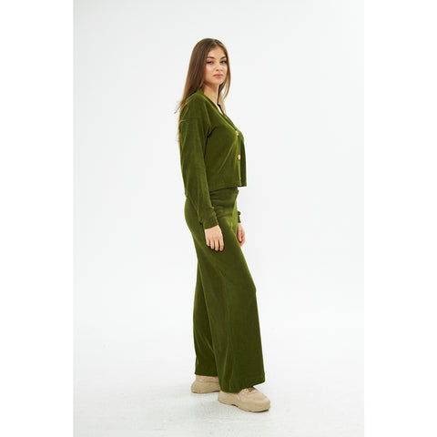 Green Textured Co-ord Set | Montivo Pakistan